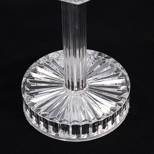 Modern Luxury Rechargeable Cup Shape Rose Shadow PS USB LED Table Lamp for Bedroom