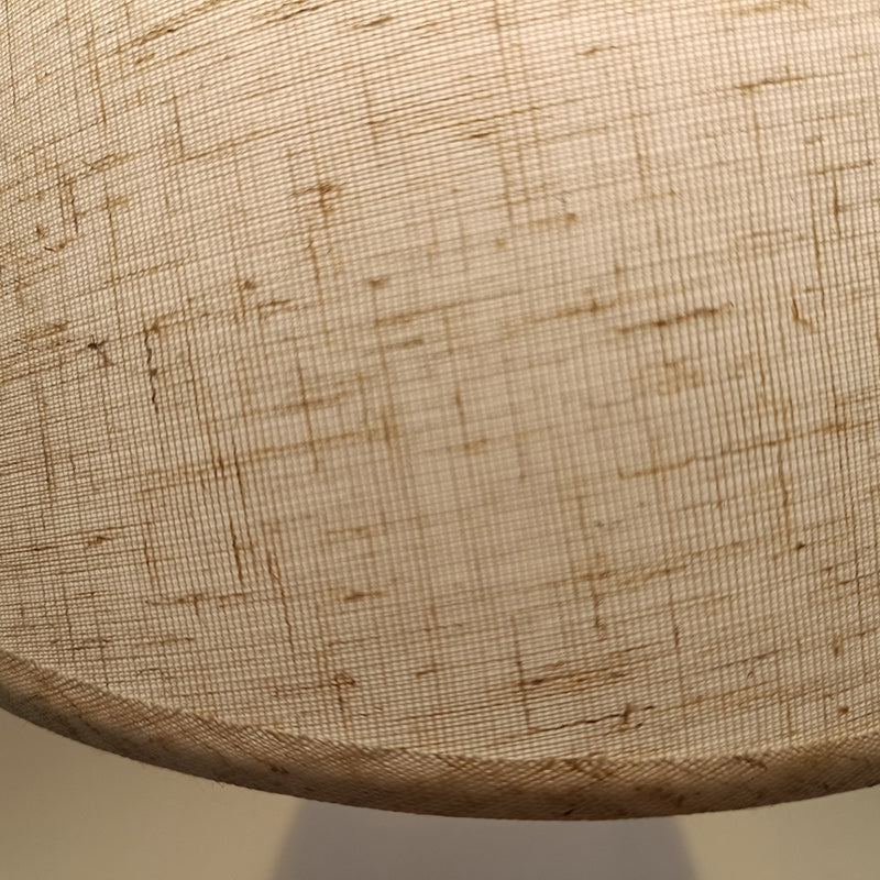 Modern Minimalist Round Tapered Iron Fabric Table Lamp