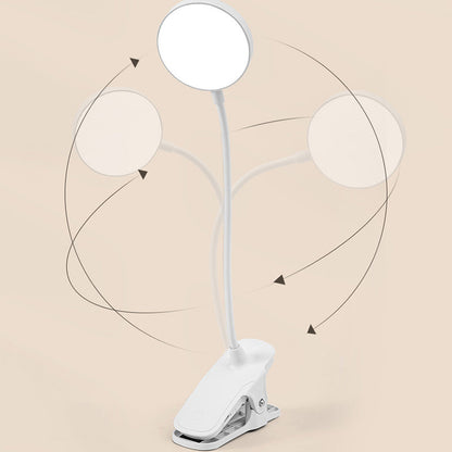 Modern Minimalist Adjustable Round LED Desk Lamp for Bedroom