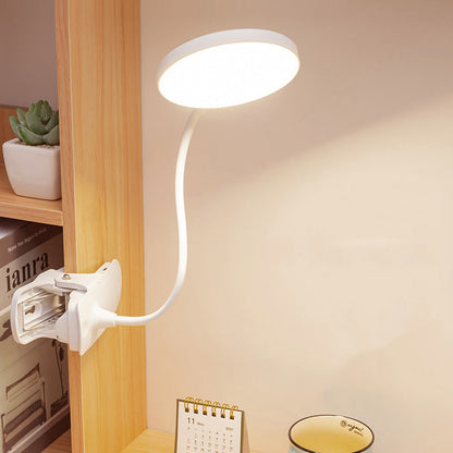 Modern Minimalist Adjustable Round LED Desk Lamp for Bedroom