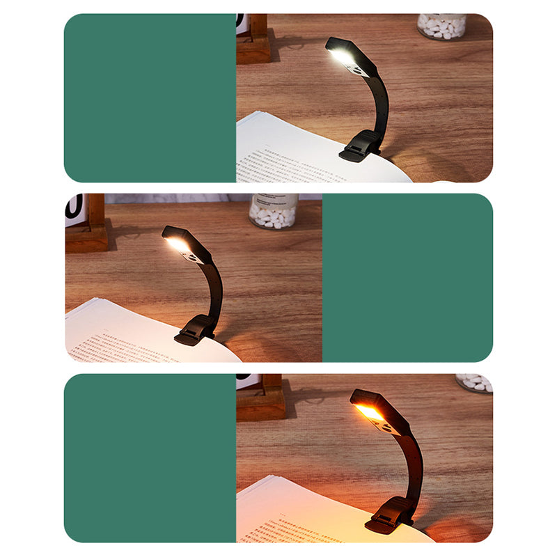 Contemporary Creative Rectangle Smiley LED Desk Lamp Clamp Light for Bedroom