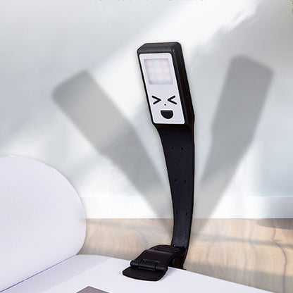 Contemporary Creative Rectangle Smiley LED Desk Lamp Clamp Light for Bedroom