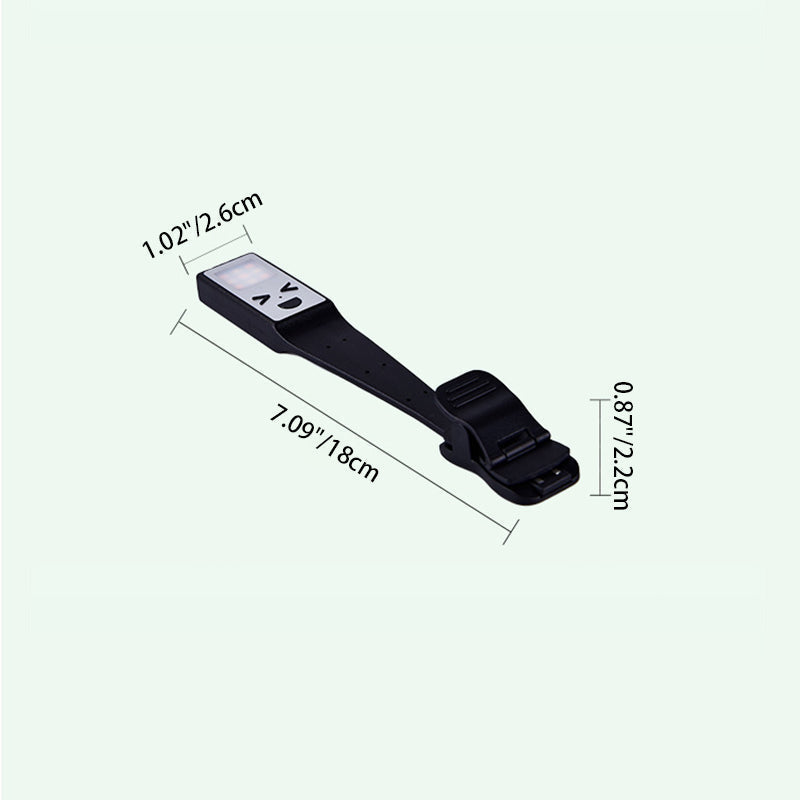 Contemporary Creative Rectangle Smiley LED Desk Lamp Clamp Light for Bedroom