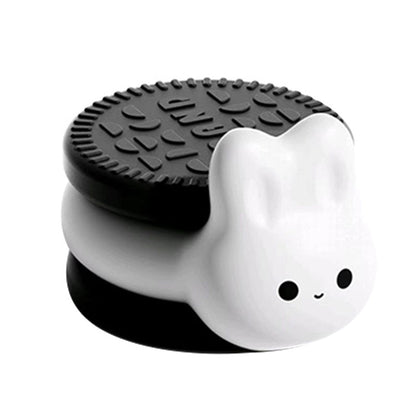 Contemporary Creative Cookie Bunny Silicone LED Timer Night Light Table Lamp for Bedroom