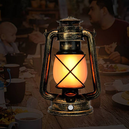 Traditional Vintage USB Horse Lamp Round ABS LED Table Lamp for Living Room