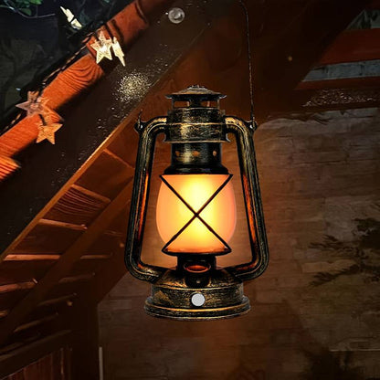 Traditional Vintage USB Horse Lamp Round ABS LED Table Lamp for Living Room