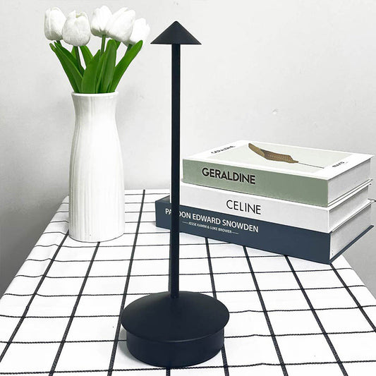Modern Minimalist USB LED Round Metal Table Lamp for Bedroom