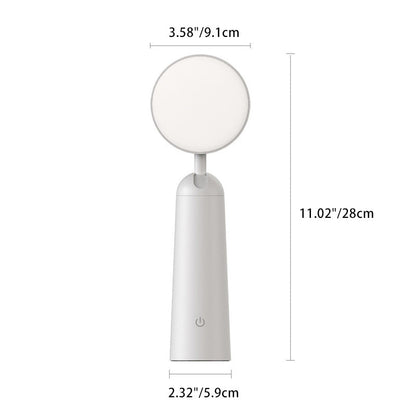 Modern Minimalist Portable USB LED Table Lamp Cylinder Design for Bedroom
