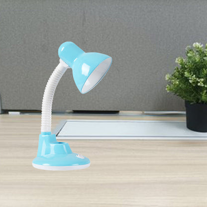 Contemporary Scandinavian Pencil Holder Cone Plastic 1-Light Table Lamp for Bedroom