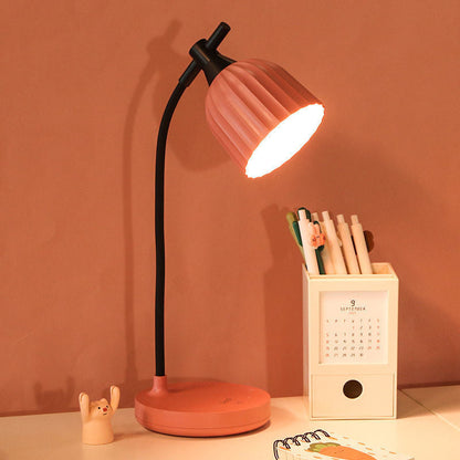 Modern Minimalist Round Foldable ABS LED Table Lamp for Living Room