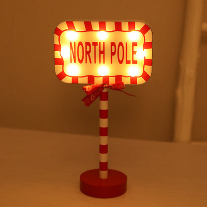 Moderne Art Deco Round Octagon Rectangle Crown Christmas Hat Metal Wood LED Table Lamp for Bedroom