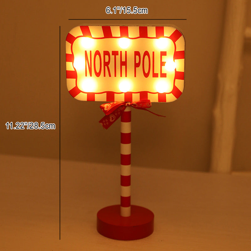 Moderne Art Deco Round Octagon Rectangle Crown Christmas Hat Metal Wood LED Table Lamp for Bedroom