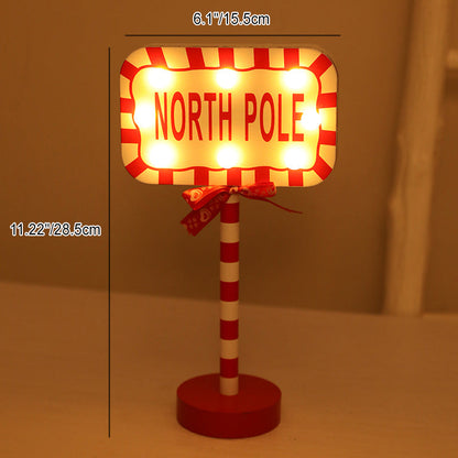 Moderne Art Deco Round Octagon Rectangle Crown Christmas Hat Metal Wood LED Table Lamp for Bedroom