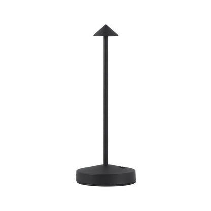 Modern Simplicity Triangle Cone Round Acrylic Cylinder Iron LED Table Lamp for Living Room