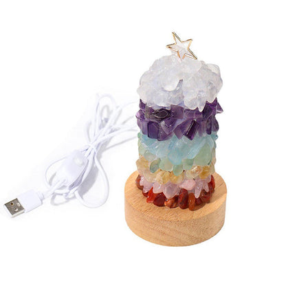 Modern Art Deco Crystal Multicolored Gem LED Table Lamp
