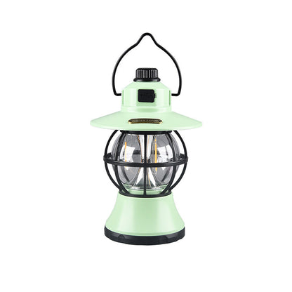 Contemporary Retro Waterproof Rechargeable LED Lantern Hanging Table Lamp Outdoor Light for Garden