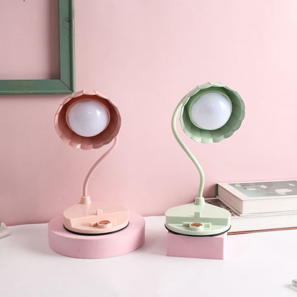 Contemporary Scandinavian Rechargeable Touch-Sensor LED Table Lamp for Nightstands