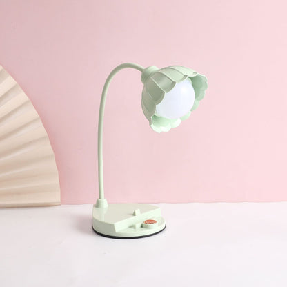 Contemporary Scandinavian Rechargeable Touch-Sensor LED Table Lamp for Nightstands