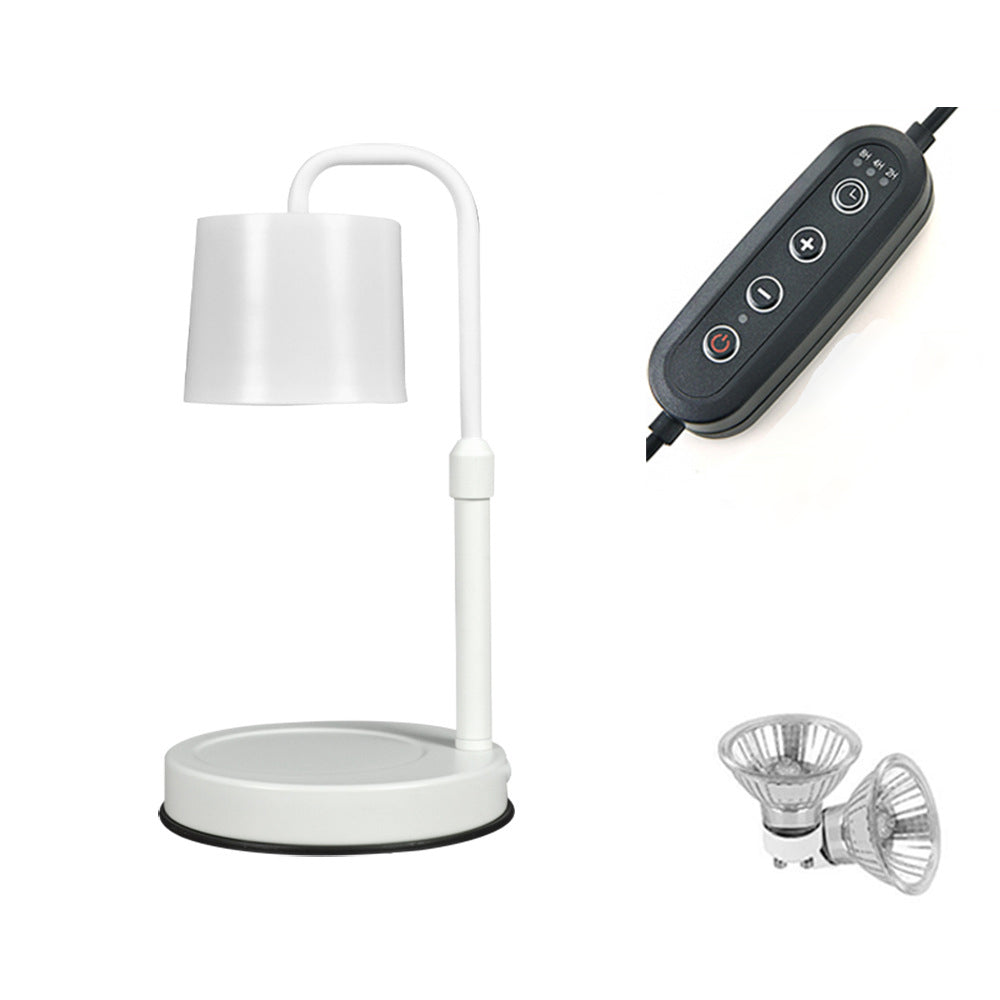 Contemporary Scandinavian Iron Adjustable Dimmable Cylinder 1-Light Table Lamp for Bedroom