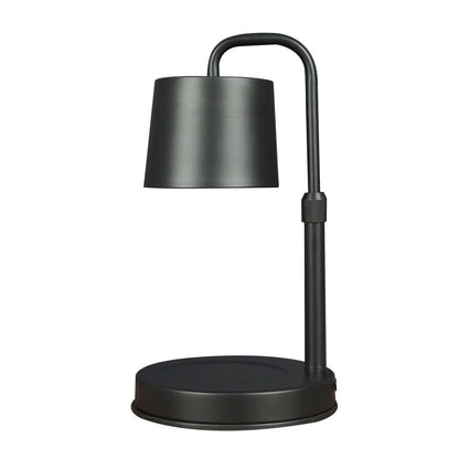 Contemporary Scandinavian Iron Adjustable Dimmable Cylinder 1-Light Table Lamp for Bedroom