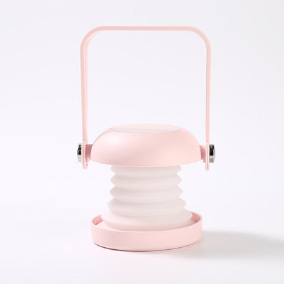 Contemporary Creative Rechargeable Folding Silica LED Mirror Table Lamp Night Light for Bedroom