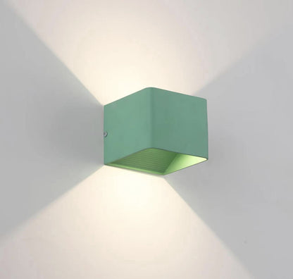 Modern Square Wall Light - Waterproof LED Applique Fixture
