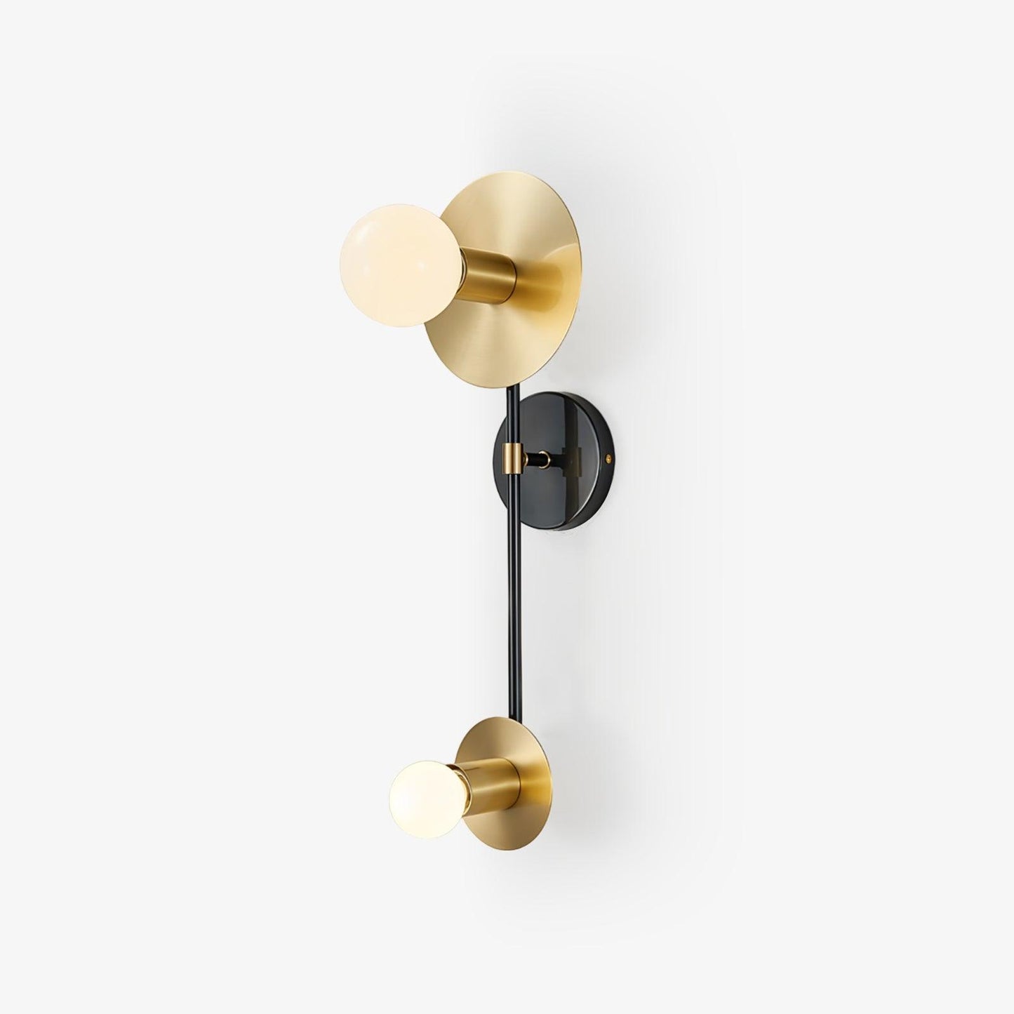 Balance Scale Wall Light with Marble and Metal Finish