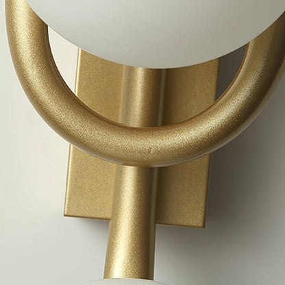 Belisto Wall Lamp - Gold Metal & Glass, G9 Bulb, Indoor