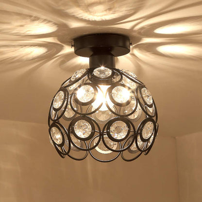 Fancy Gold Luxury Ball Hallway Ceiling Light - Modern Design