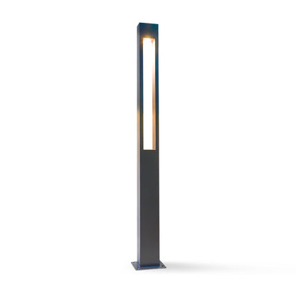 Pole Outdoor Post Garden Light - LED Waterproof Black Design