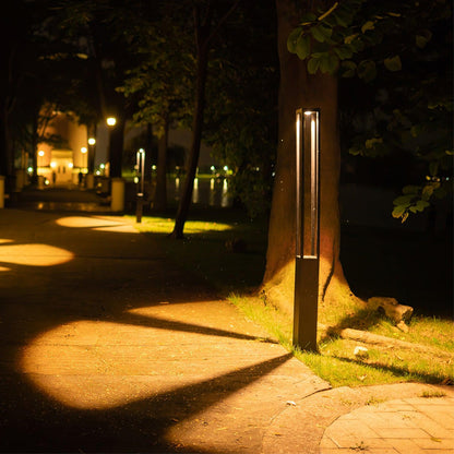 Pole Outdoor Post Garden Light - LED Waterproof Black Design