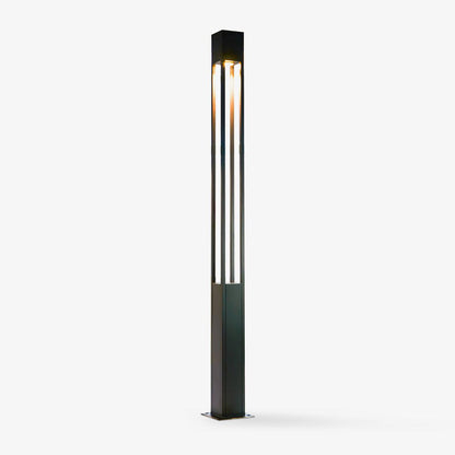 Pole Outdoor Post Garden Light - LED Waterproof Black Design