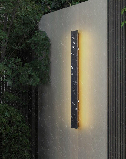 Long Strip Solar Outdoor Sconce LED Waterproof Wall Light