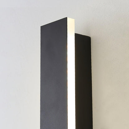 Long Strip Solar Outdoor Sconce LED Waterproof Wall Light