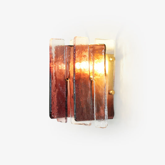 Blason Wall Light Set of 2, LED Indoor Brass Fixture