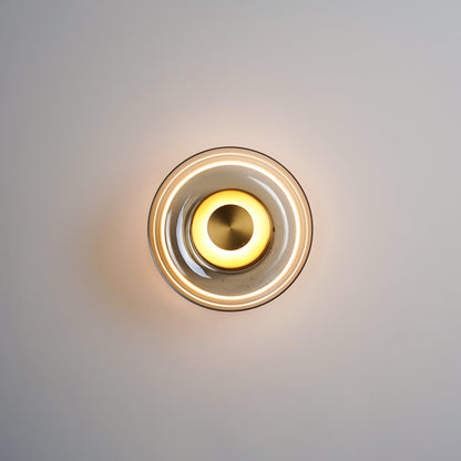 Glimmera Wall Light - Integrated LED Brass Ambient Fixture
