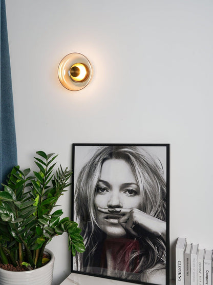 Glimmera Wall Light - Integrated LED Brass Ambient Fixture