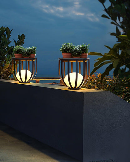Bols Garden Solar Outdoor Lamp with LED and Remote Control