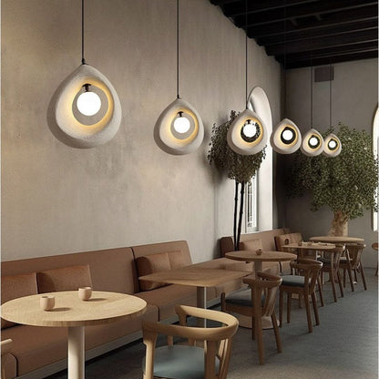 Wabi Sabi Circular Luxury Pendant Light - LED Modern Design