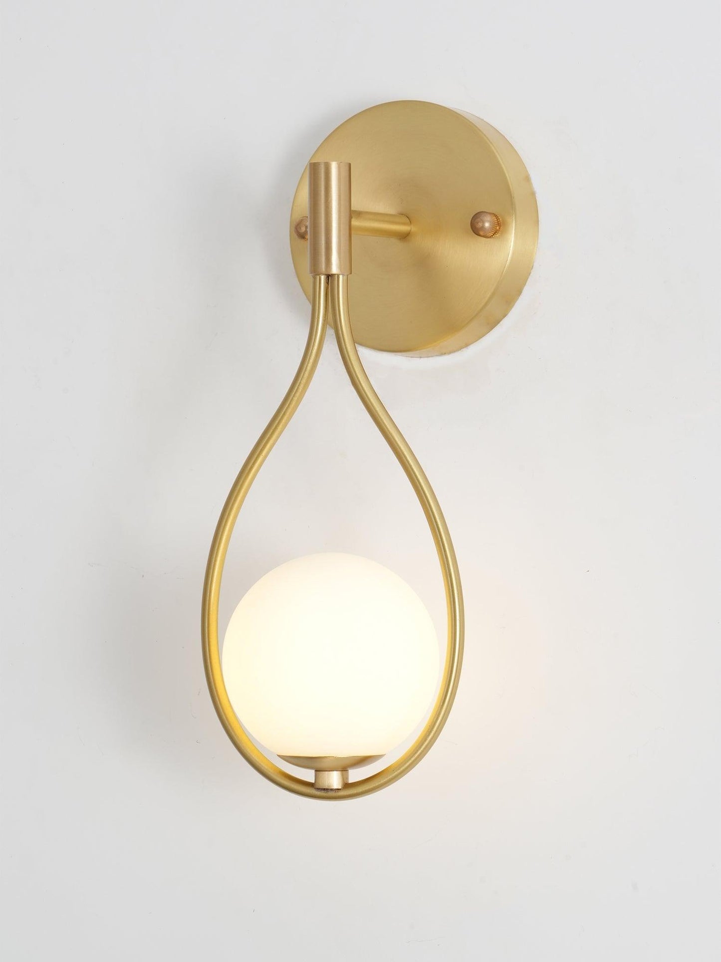 Brass Vanity Wall Lamp with LED Light - Retro Style