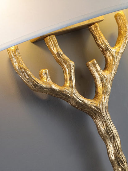 Brass Branch Wall Lamp - Elegant LED Indoor Lighting Fixture