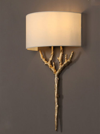 Brass Branch Wall Lamp - Elegant LED Indoor Lighting Fixture