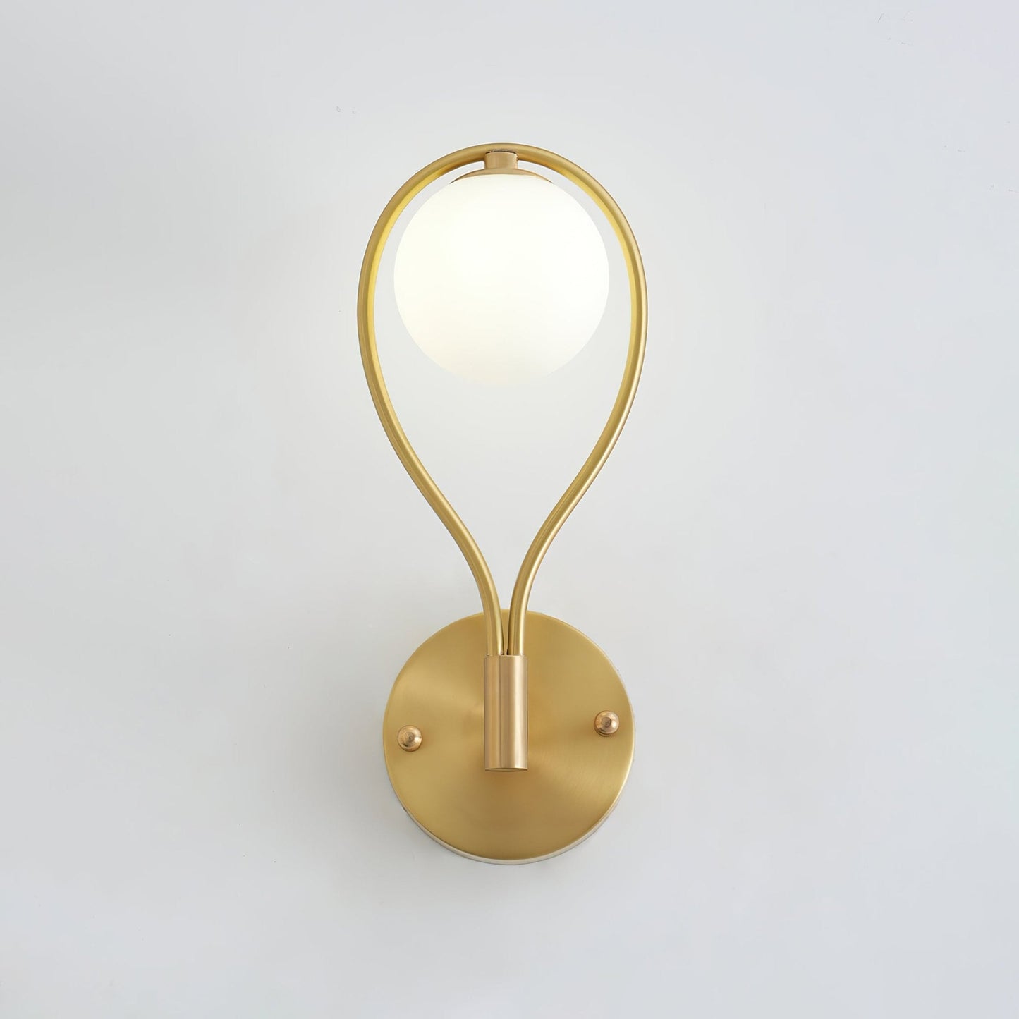 Brass Vanity Wall Lamp with LED Light - Retro Style