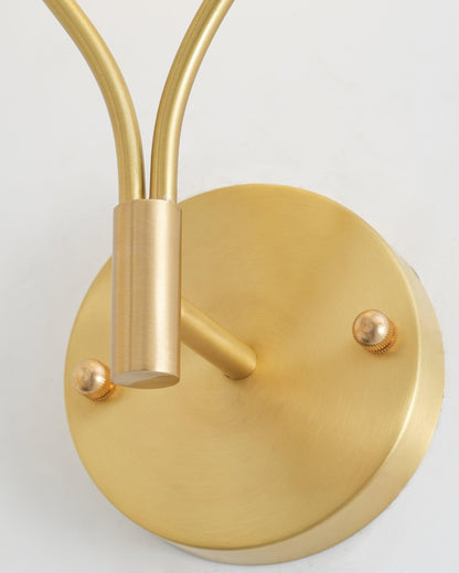 Brass Vanity Wall Lamp with LED Light - Retro Style
