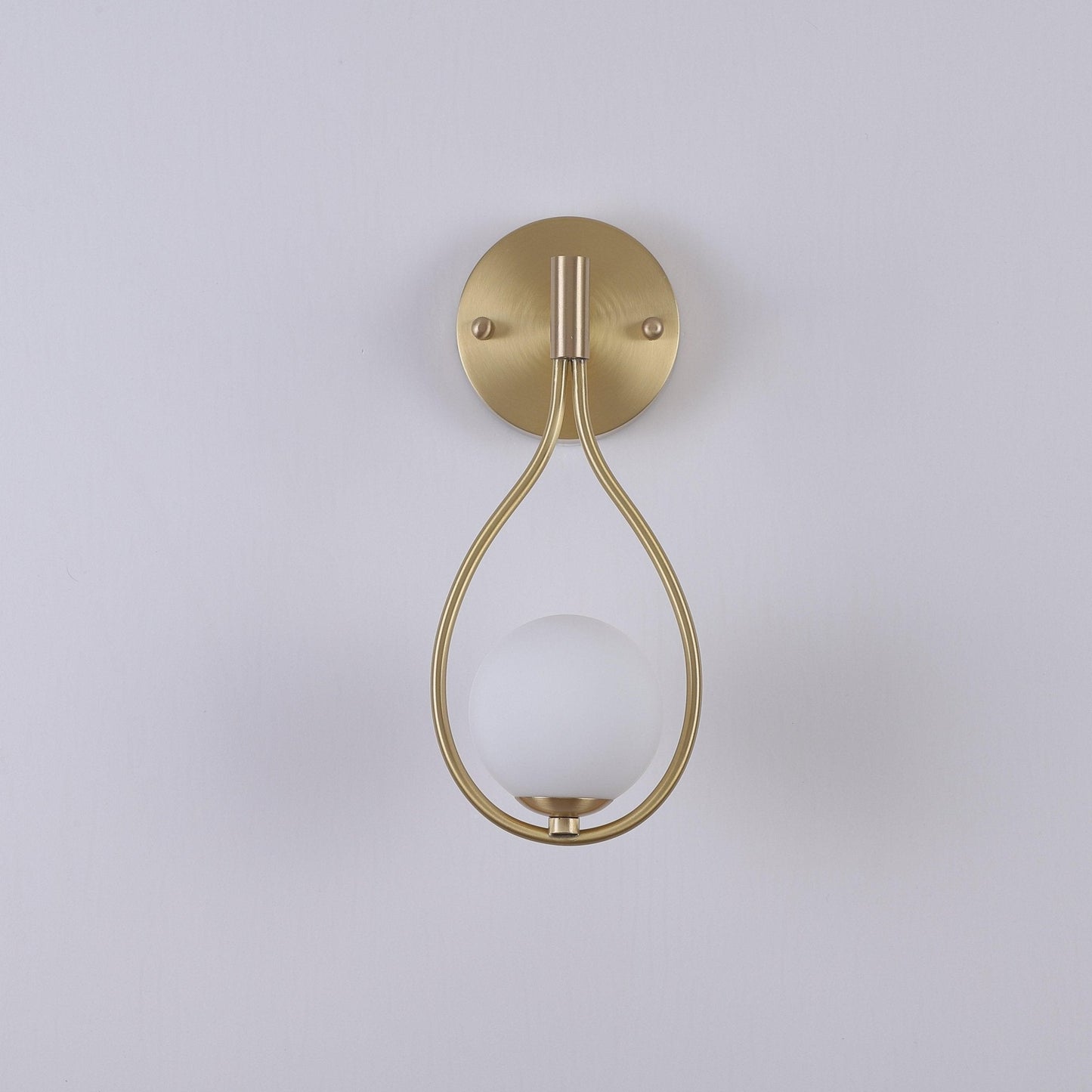 Brass Vanity Wall Lamp with LED Light - Retro Style