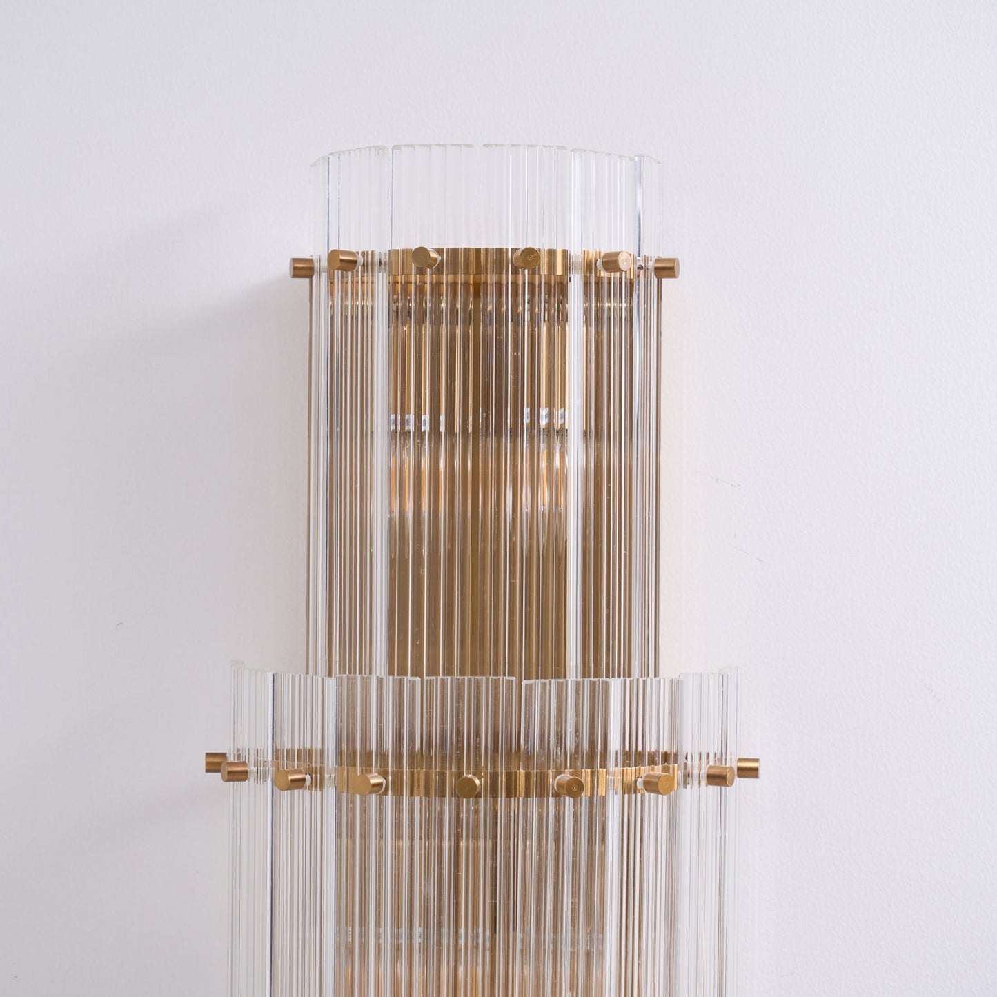Bravura Radiance Wall Light LED Copper Glass Fixture