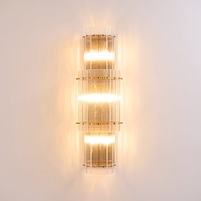 Bravura Radiance Wall Light LED Copper Glass Fixture