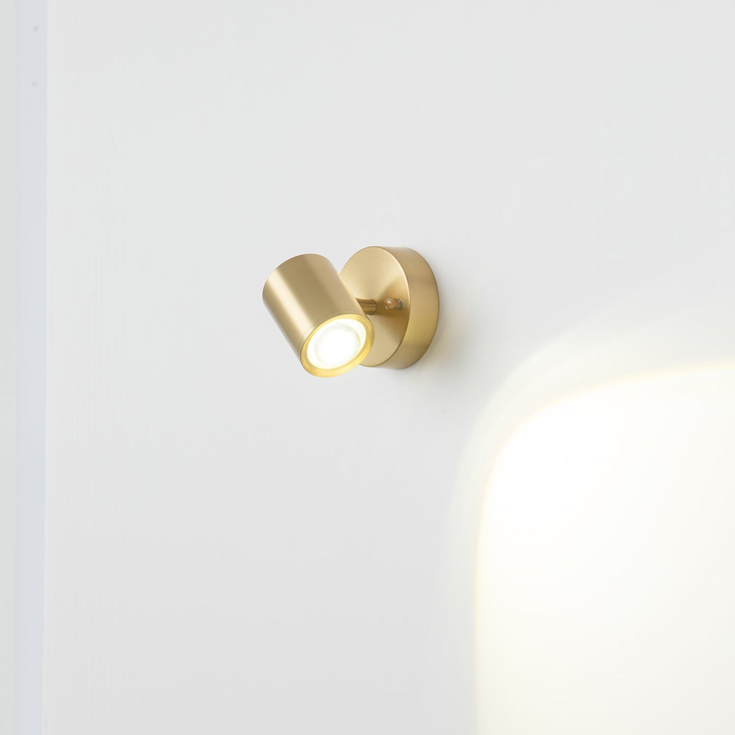 Brillora Wall Light LED Brass Sconce Adjustable Spotlight