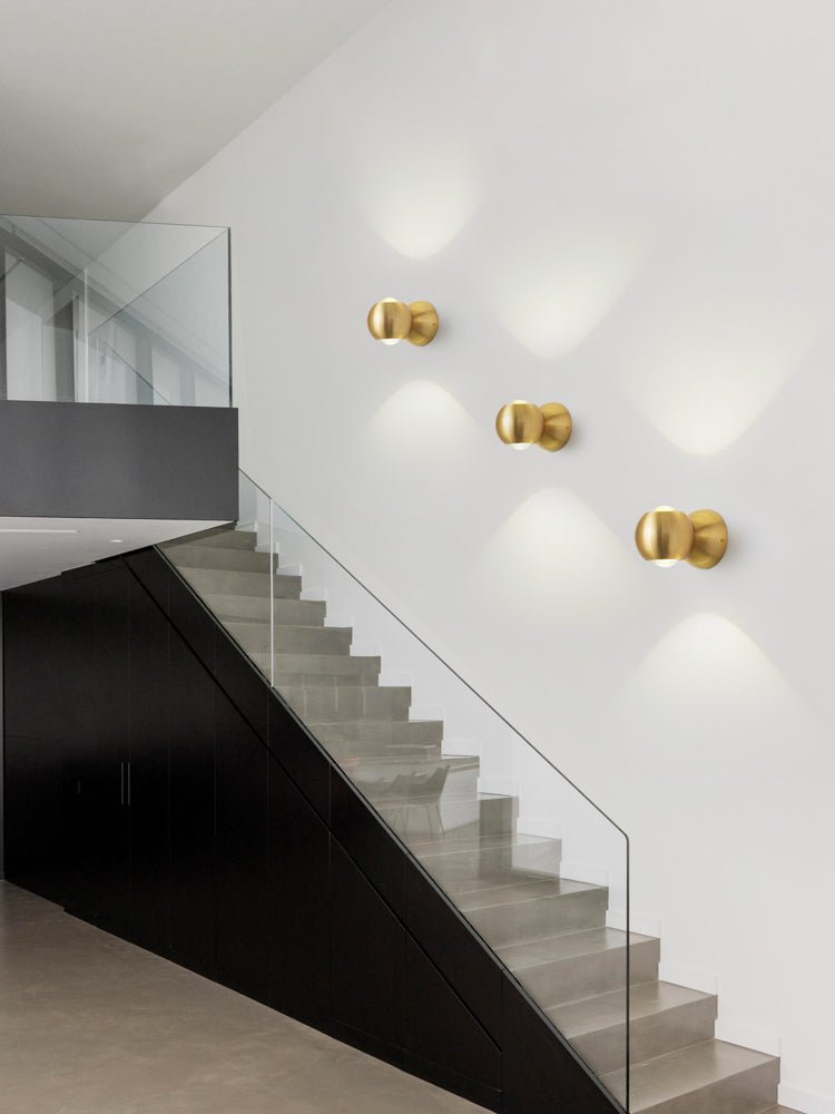 Brillora Wall Light LED Brass Sconce Adjustable Spotlight
