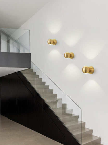 Brillora Wall Light LED Brass Sconce Adjustable Spotlight